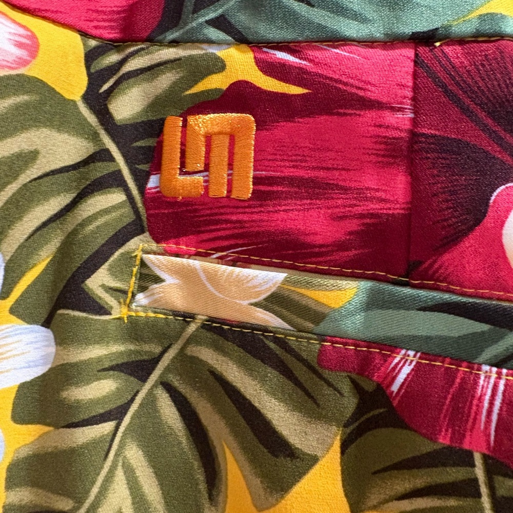 Loudmouth Women's Tropical Print Skort - Yellow, Red, Green - Picture 2 of 5